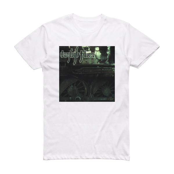 Daylight Dies Idle Album Cover T-Shirt White