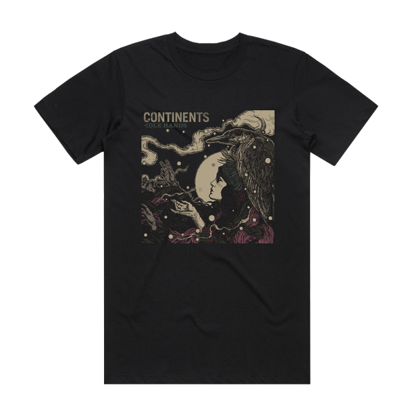 Continents Idle Hands Album Cover T-Shirt Black