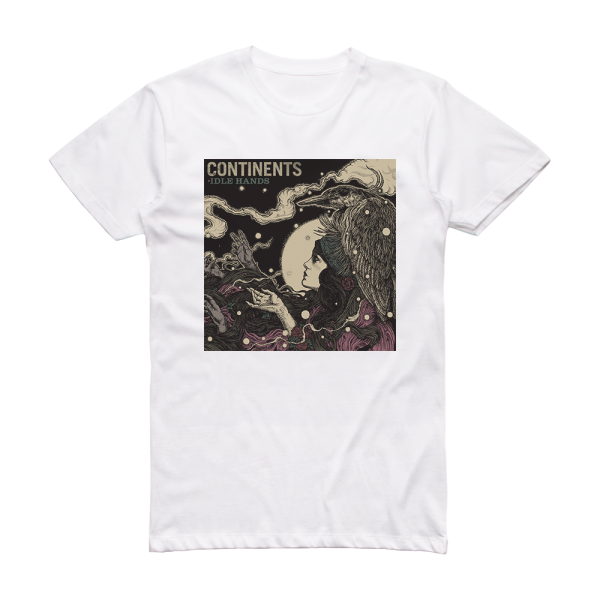 Continents Idle Hands Album Cover T-Shirt White