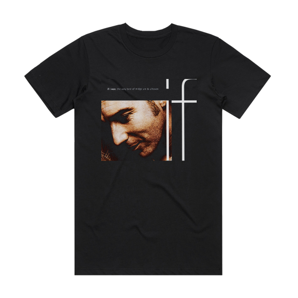 Midge Ure If I Was Album Cover T-Shirt Black