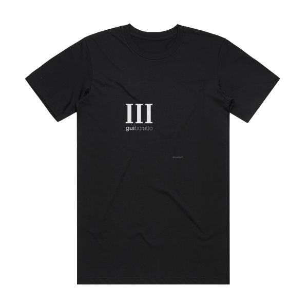 Gui Boratto Iii Album Cover T-Shirt Black