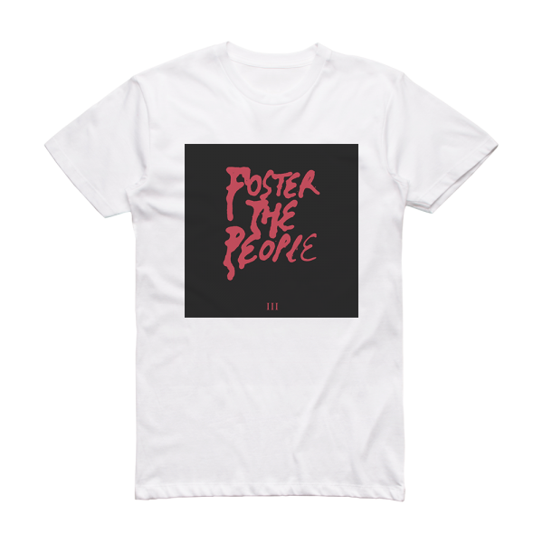 Foster the People Iii Album Cover T-Shirt White