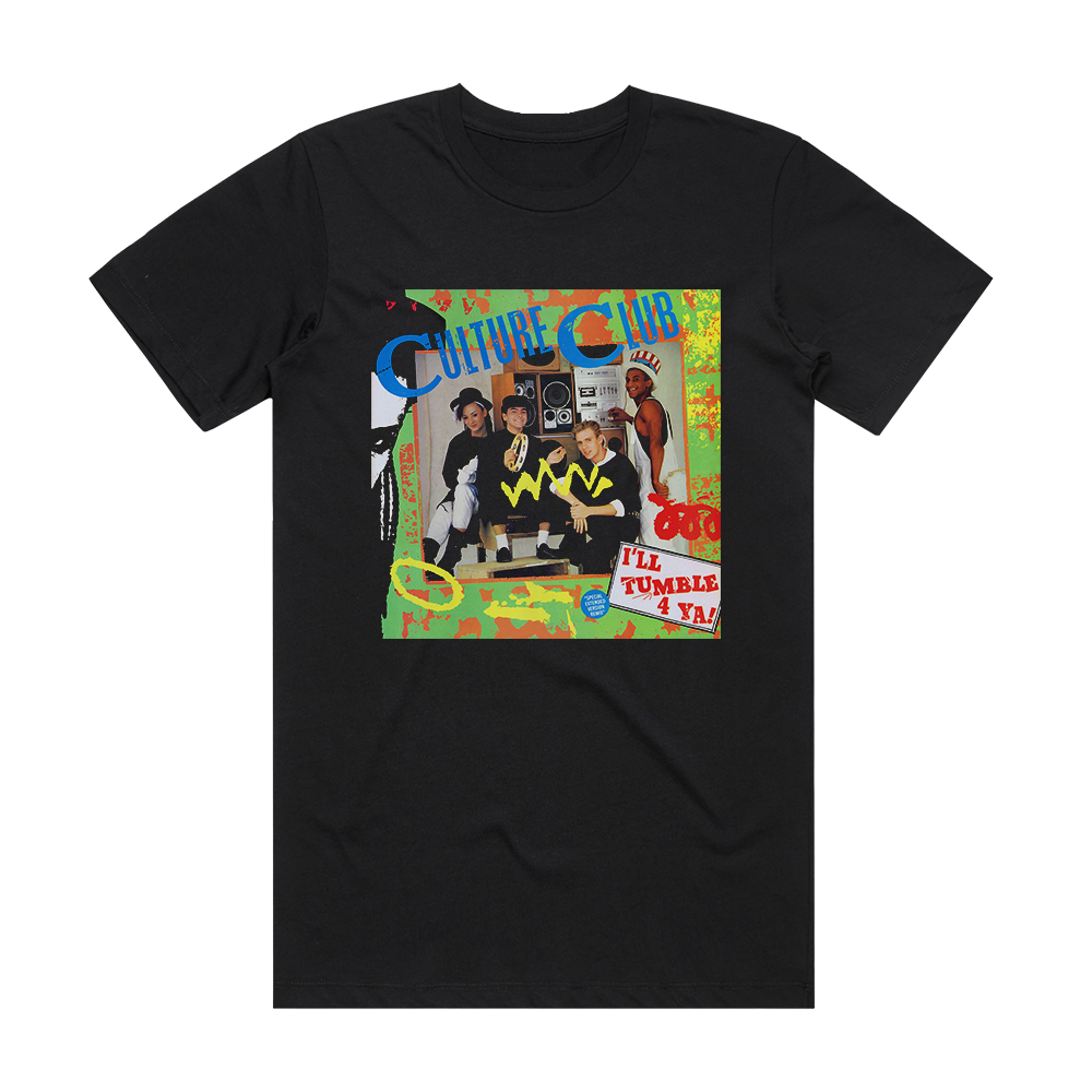 Culture Club Ill Tumble 4 Ya Album Cover T-Shirt Black – ALBUM COVER T ...