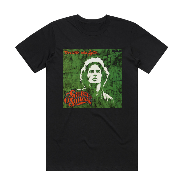 Gilbert OSullivan Im A Writer Not A Fighter Album Cover T-Shirt Black