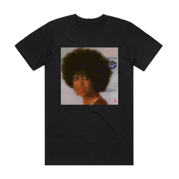 Cherry Laine Im Hot Album Cover T-Shirt Black