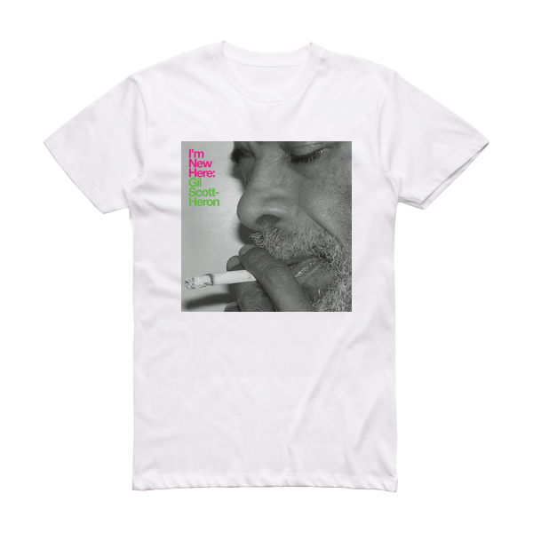 Gil Scott-Heron Im New Here Album Cover T-Shirt White