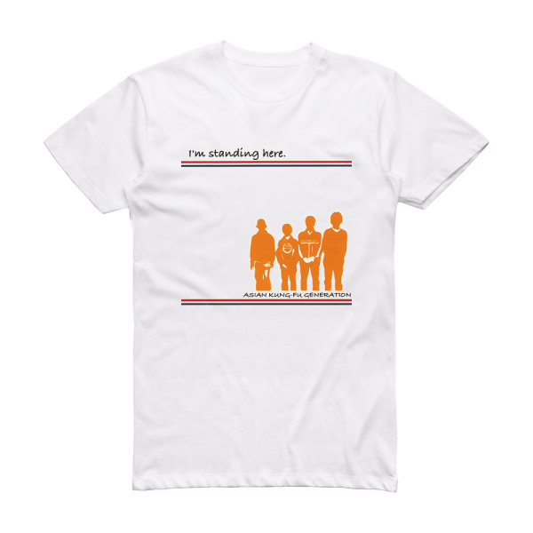 ASIAN KUNG-FU GENERATION Im Standing Here Album Cover T-Shirt White