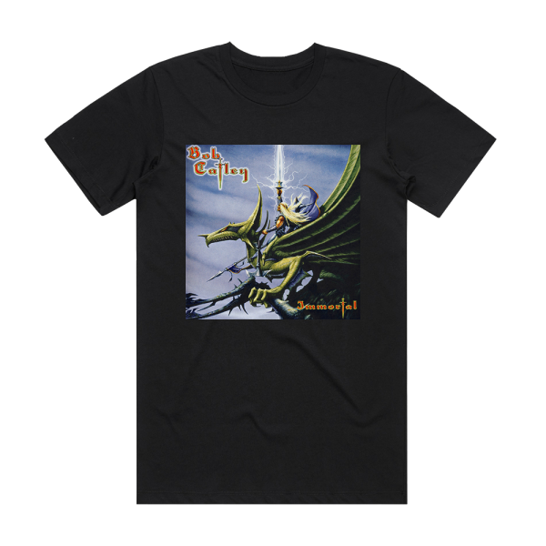 Bob Catley Immortal Album Cover T-Shirt Black