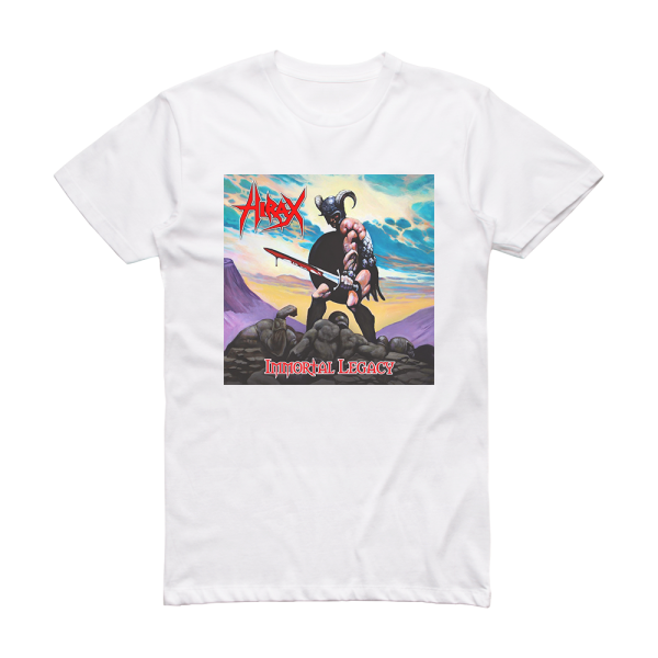Hirax Immortal Legacy 1 Album Cover T-Shirt White
