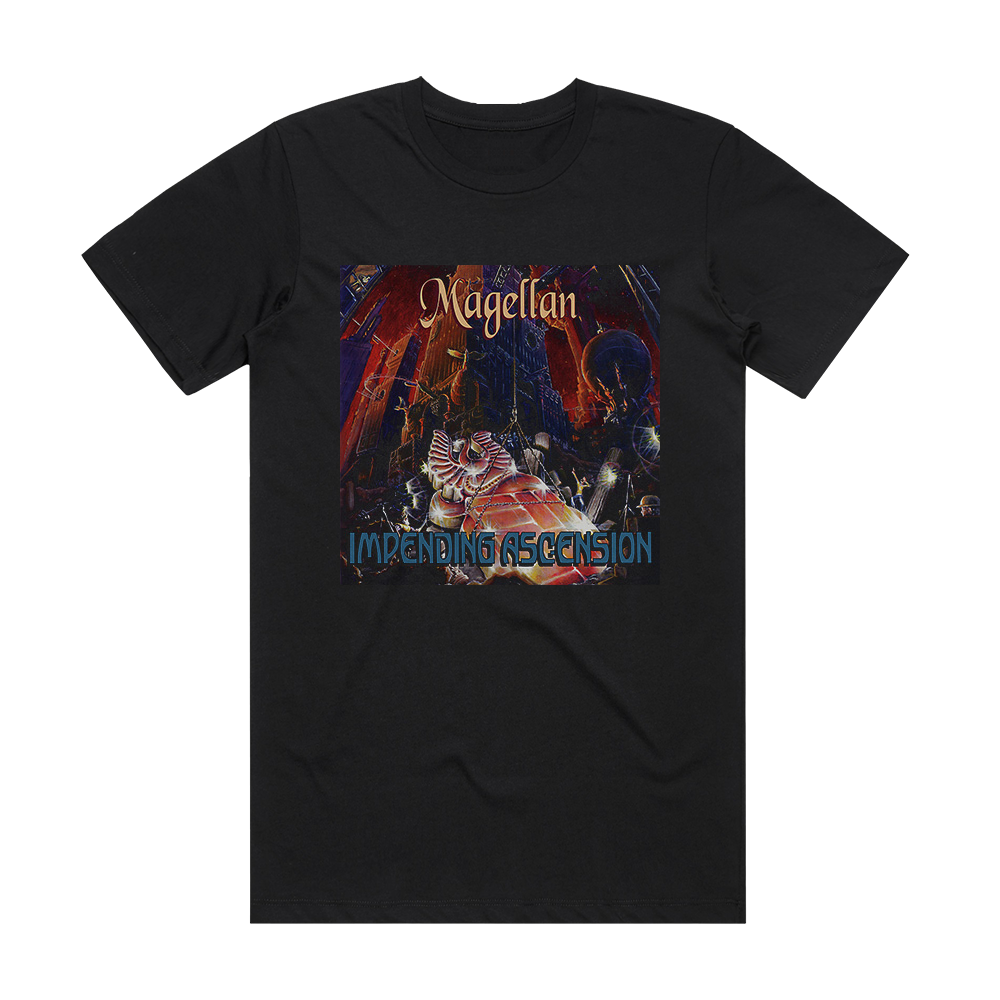 Magellan Impending Ascension Album Cover T-Shirt Black – ALBUM COVER T- SHIRTS