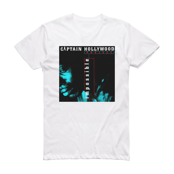 Captain Hollywood Project Impossible Album Cover T-Shirt White