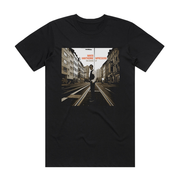 Mayer Hawthorne Impressions The Covers Ep Album Cover T-Shirt Black