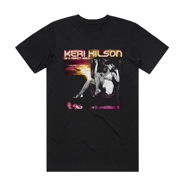 Keri Hilson In A Perfect World Album Cover T-Shirt Black