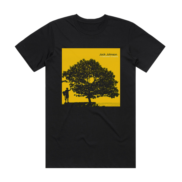 Jack Johnson In Between Dreams Album Cover T-Shirt Black
