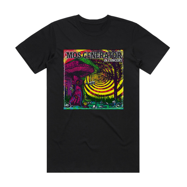 Mos Generator In Concert Album Cover T-Shirt Black