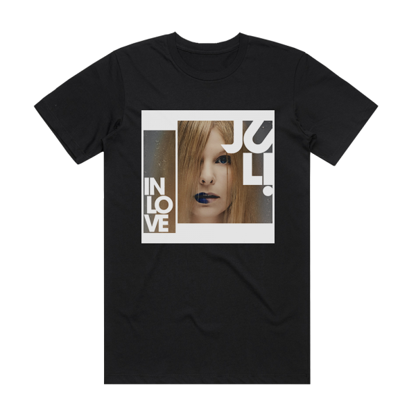 Juli In Love Album Cover T-Shirt Black