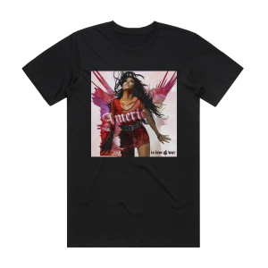 Amerie In Love War Album Cover T-Shirt Black