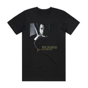 Neil Diamond In My Lifetime Album Cover T-Shirt Black