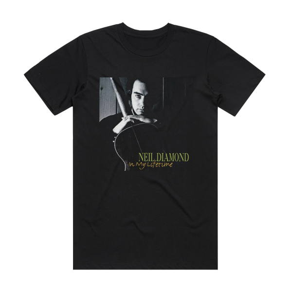 Neil Diamond In My Lifetime Album Cover T-Shirt Black