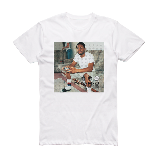 N E R D In Search Of 2 Album Cover T-Shirt White