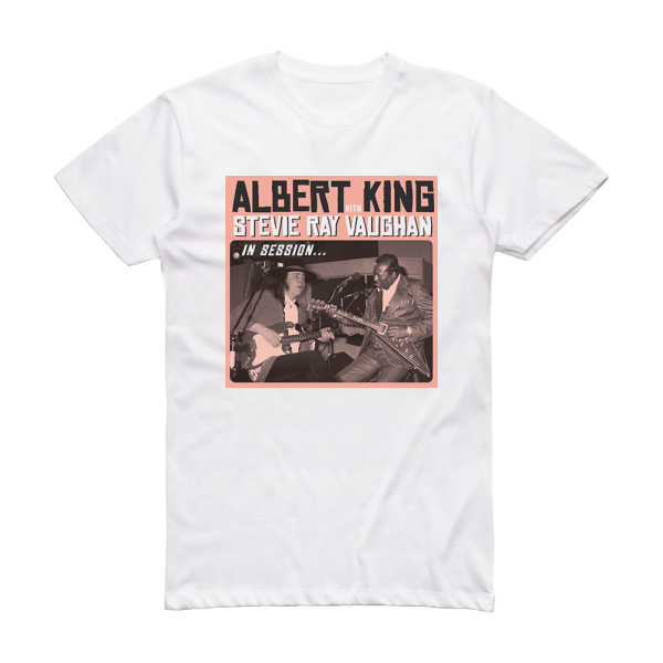 Albert King In Session 1 Album Cover T-Shirt White