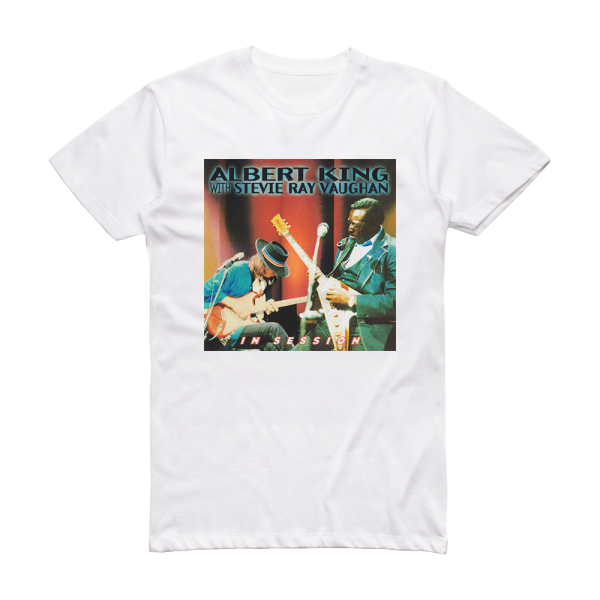 Albert King In Session 2 Album Cover T-Shirt White