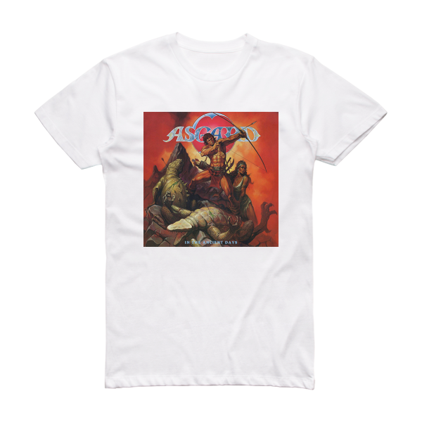 Asgard In The Ancient Days Album Cover T-Shirt White