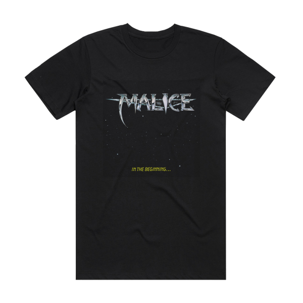 Malice In The Beginning Album Cover T-Shirt Black