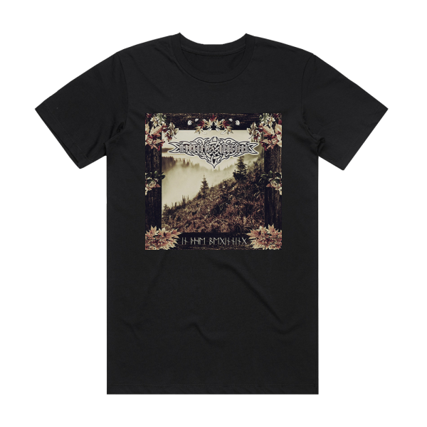 Moongates Guardian In The Beginning Album Cover T-Shirt Black