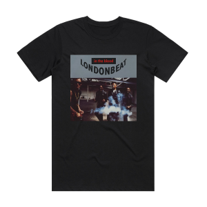 Londonbeat In The Blood Album Cover T-Shirt Black