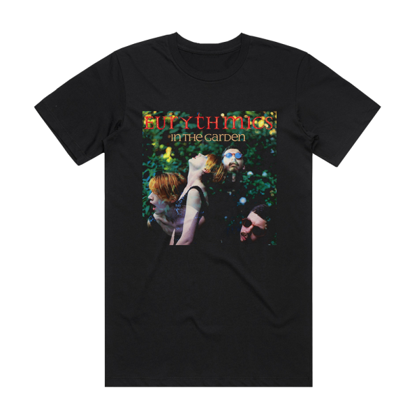 Eurythmics In The Garden Album Cover T-Shirt Black