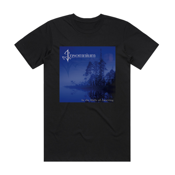 Insomnium In The Halls Of Awaiting Album Cover T-Shirt Black