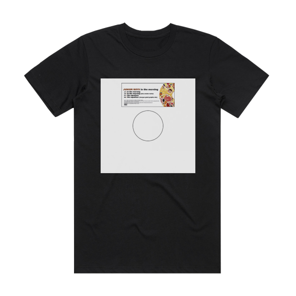 Junior Boys In The Morning Album Cover T-Shirt Black