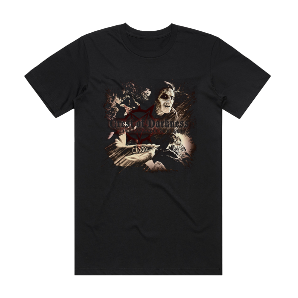 Crest of Darkness In The Presence Of Death Album Cover T-Shirt Black