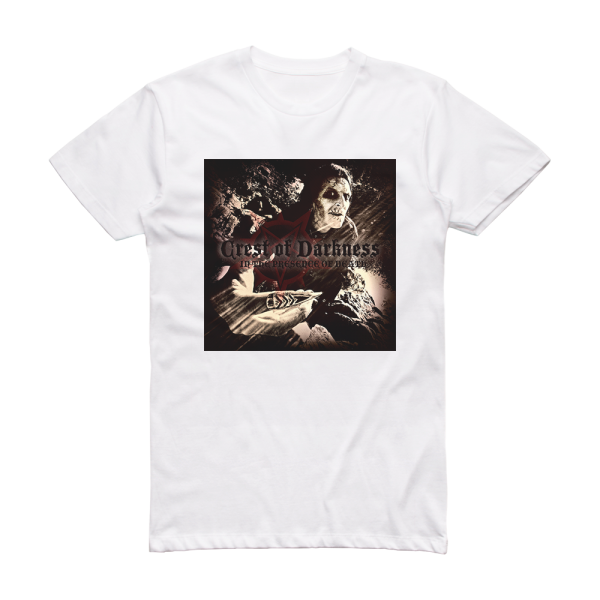 Crest of Darkness In The Presence Of Death Album Cover T-Shirt White