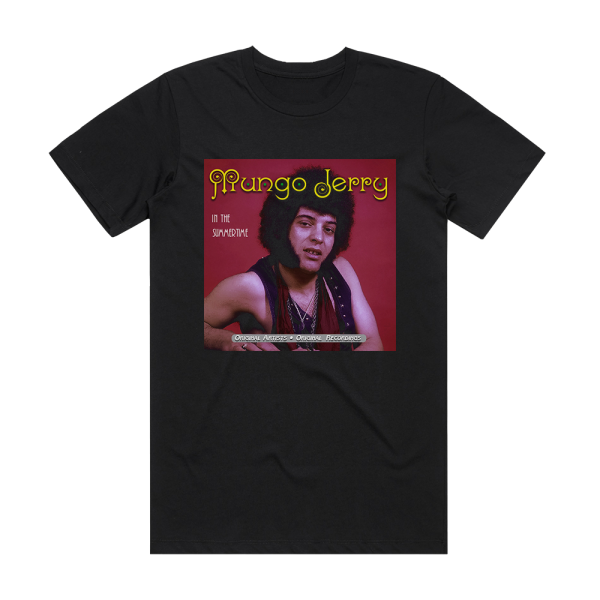 Mungo Jerry In The Summertime 2 Album Cover T-Shirt Black