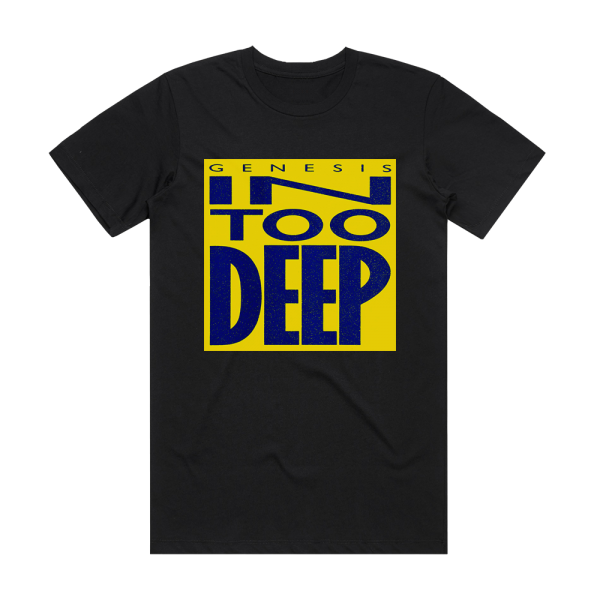 Genesis In Too Deep Album Cover T-Shirt Black