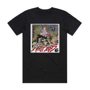 Cicatriz Inadaptados Album Cover T-Shirt Black