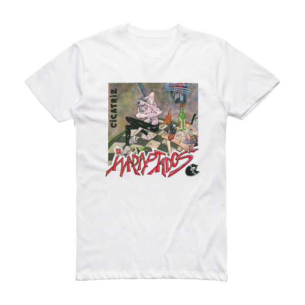 Cicatriz Inadaptados Album Cover T-Shirt White