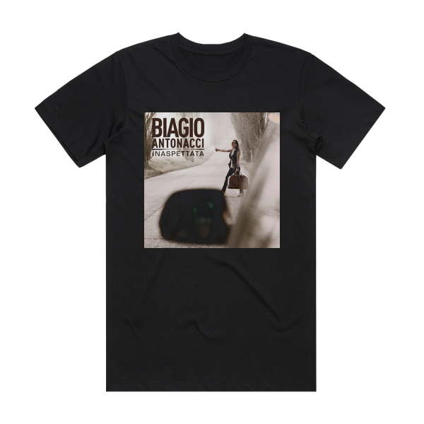 Biagio Antonacci Inaspettata Album Cover T-Shirt Black