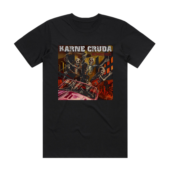 Karne Cruda Incombustibles Album Cover T-Shirt Black