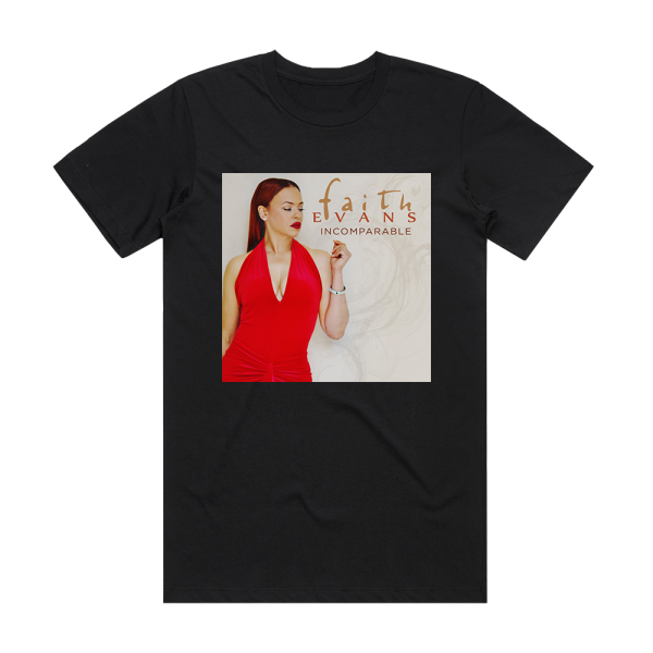 Faith Evans Incomparable Album Cover T-Shirt Black