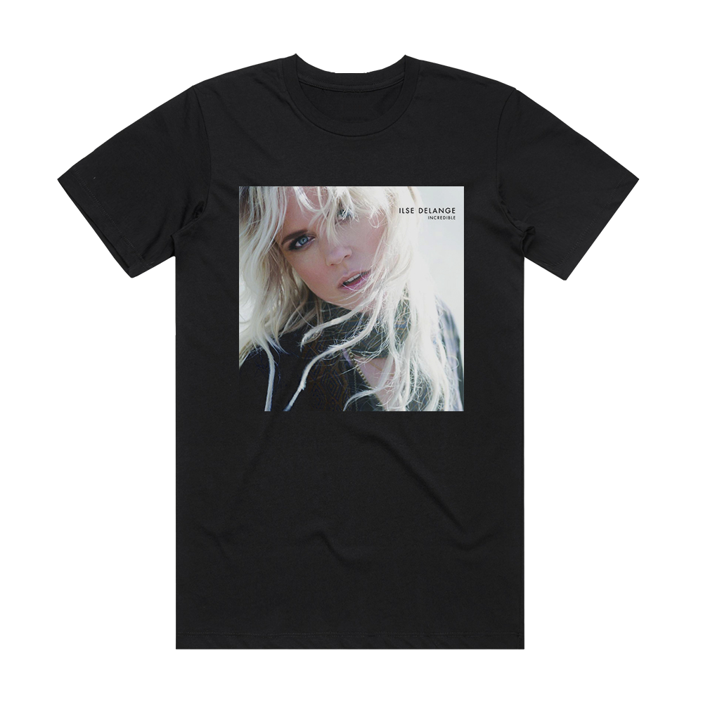 Ilse DeLange Incredible Album Cover T-Shirt Black – ALBUM COVER T-SHIRTS