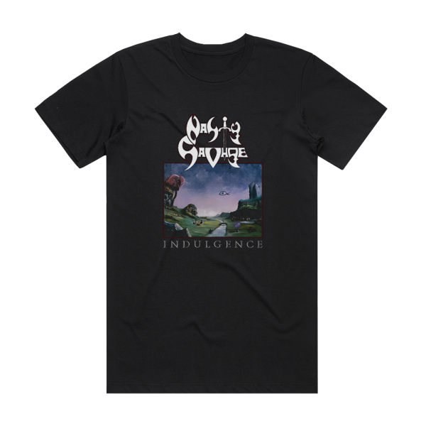 Nasty Savage Indulgence Album Cover T-Shirt Black