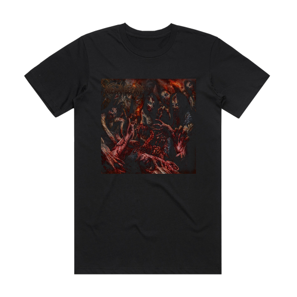 Necrambulant Infernal Infectious Necro Ambulatory Pandemic Album Cover T-Shirt Black