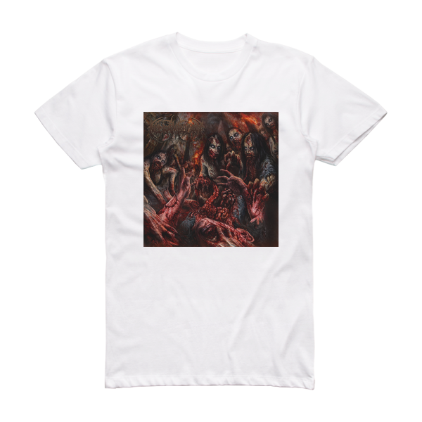 Necrambulant Infernal Infectious Necro Ambulatory Pandemic Album Cover T-Shirt White