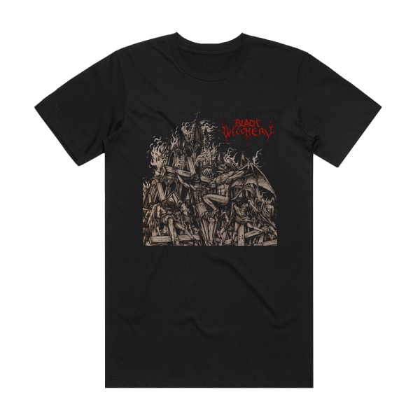 Black Witchery Inferno Of Sacred Destruction Album Cover T-Shirt Black