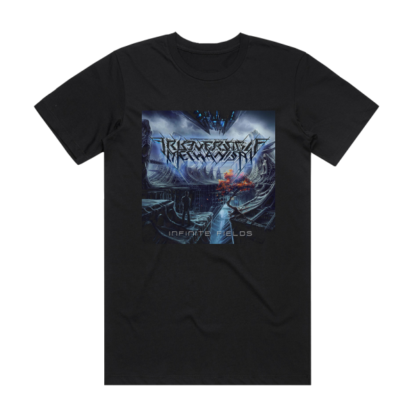 Irreversible Mechanism Infinite Fields Album Cover T-Shirt Black