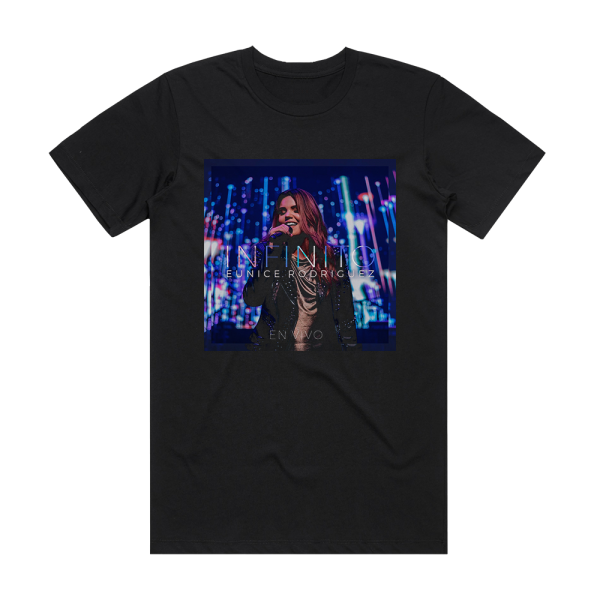 Eunice Rodriguez Infinito Album Cover T-Shirt Black