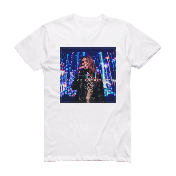 Eunice Rodriguez Infinito Album Cover T-Shirt White